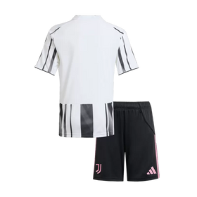 Juventus Home Soccer Jersey Kit 2025/26 Kids(Jersey+Shorts)