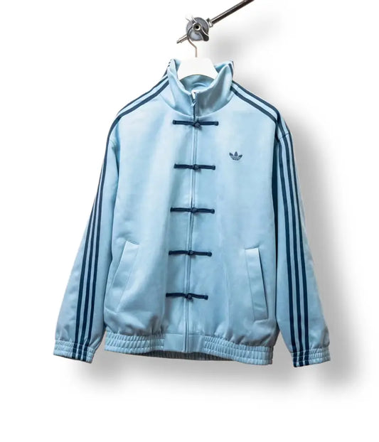 Svijetloplava Crna Kineska Jakna