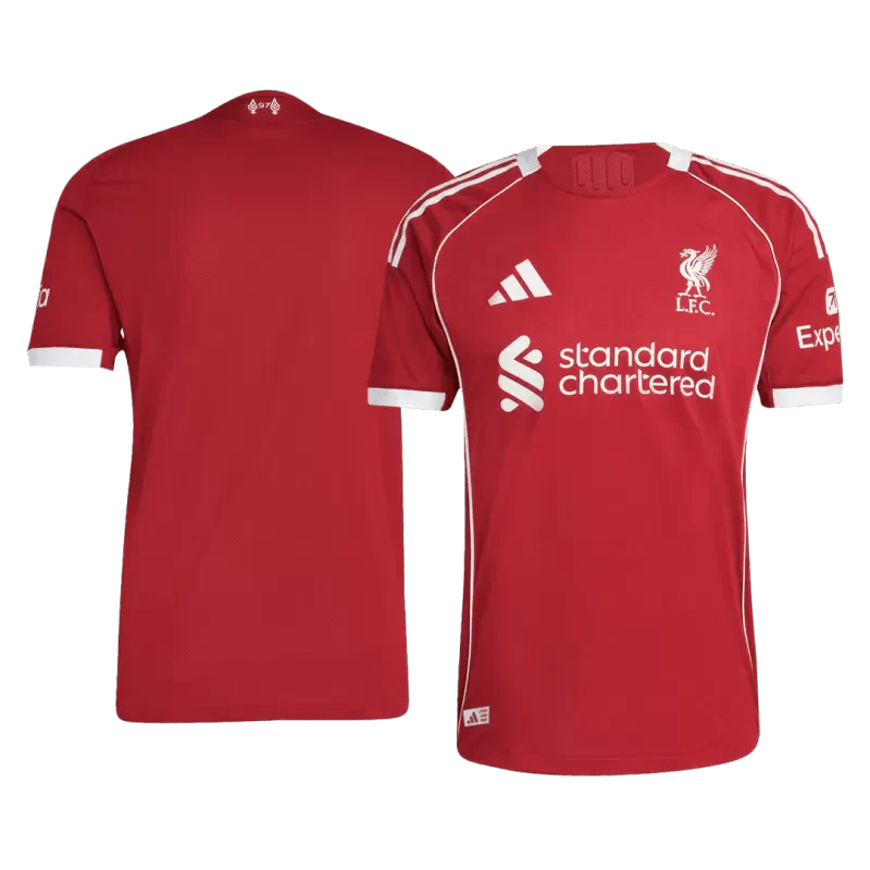 Liverpool Home Custom Player Version Soccer Jersey 2025/26