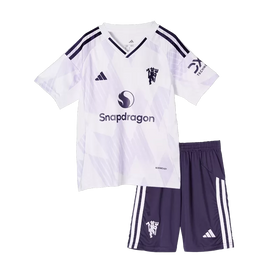 Manchester United Away Soccer Jersey Kit 2025/26 Kids(Jersey+Shorts)
