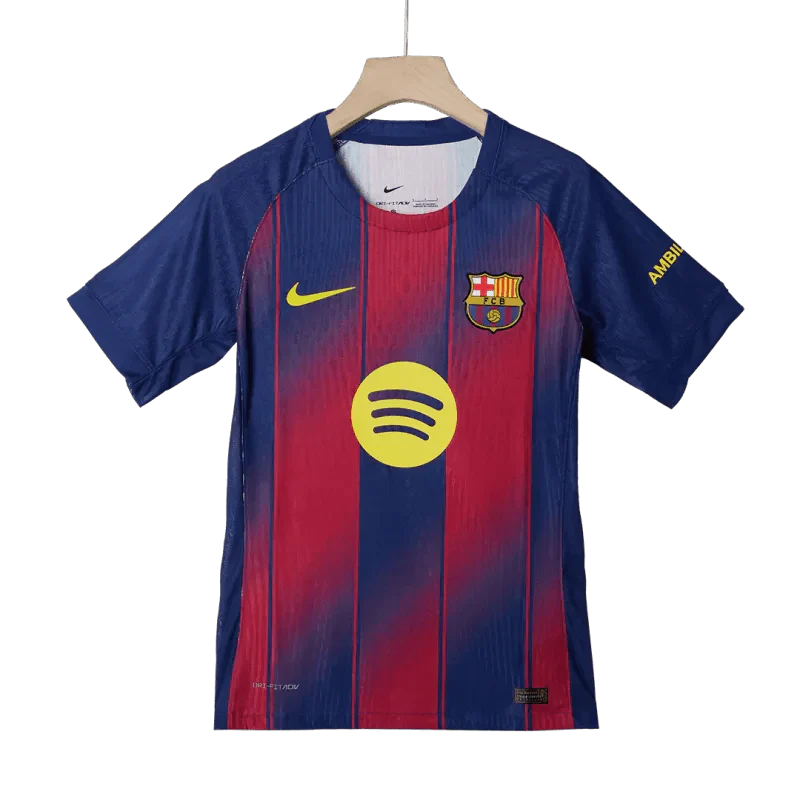 Barcelona PEDRI #8 Home Custom Player Version Soccer Jersey 2025/26 - UCL