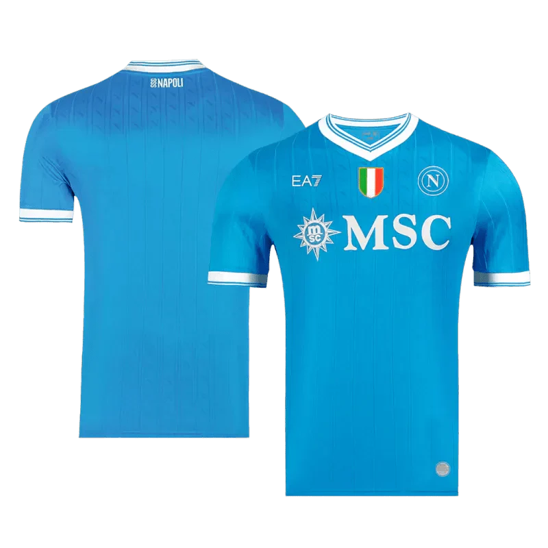 Napoli Home Custom Player Version Soccer Jersey 2025/26