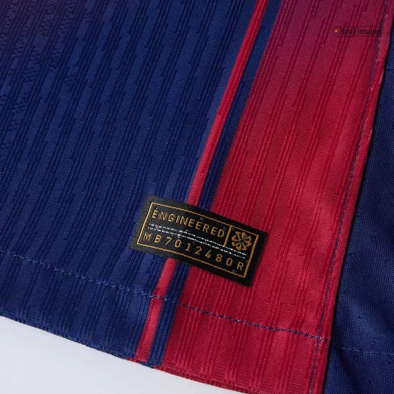 Barcelona PEDRI #8 Home Custom Player Version Soccer Jersey 2025/26 - UCL