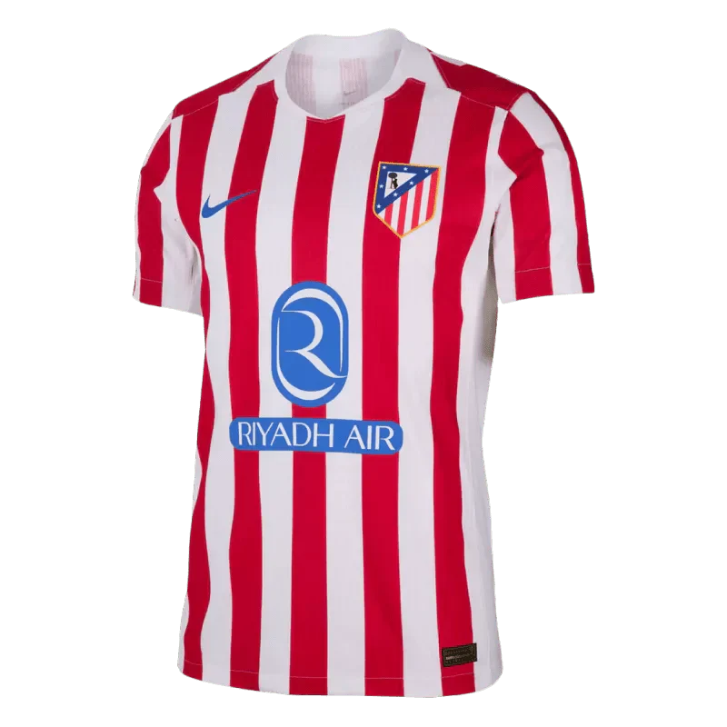 Atletico Madrid Home Custom Player Version Soccer Jersey 2025/26