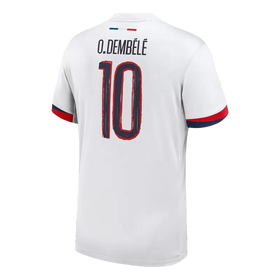 PSG Jersey Custom O.DEMBÉLÉ #10 Soccer Jersey Away 2024/25 - UCL