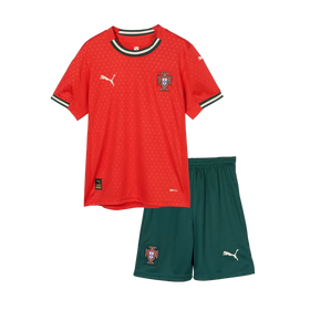 Portugal Home Soccer Jersey Kit 2025 Kids(Jersey+Shorts)