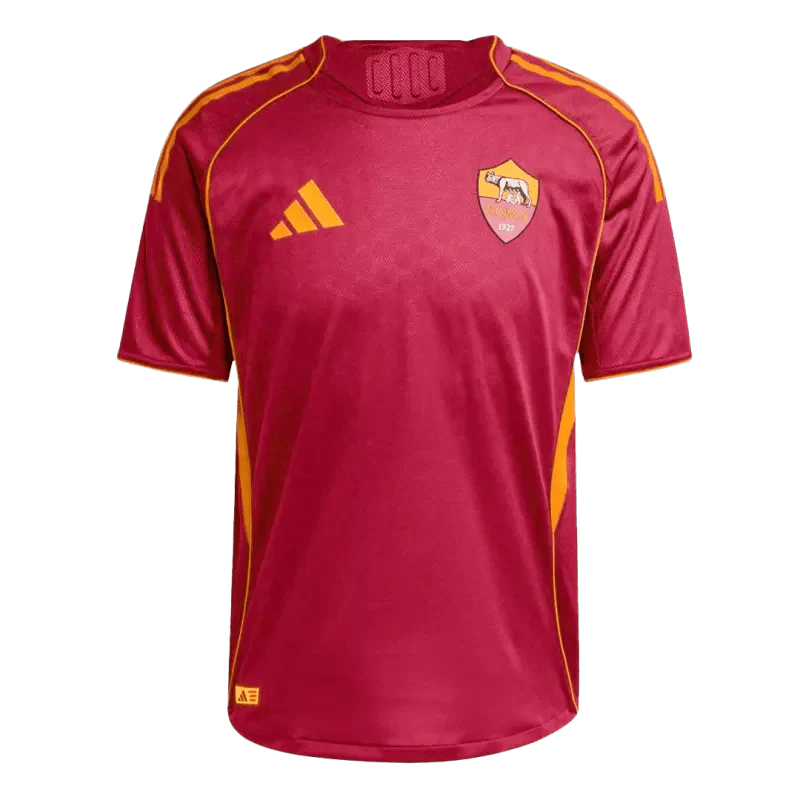Roma Home Custom Player Version Soccer Jersey 2025/26