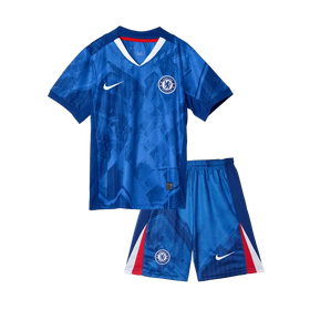 Chelsea Home Soccer Jersey Kit 2025/26 Kids(Jersey+Shorts)